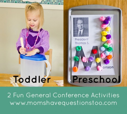 10 General Conference Activities for the Whole Family! by popular Utah blogger Dani Marie