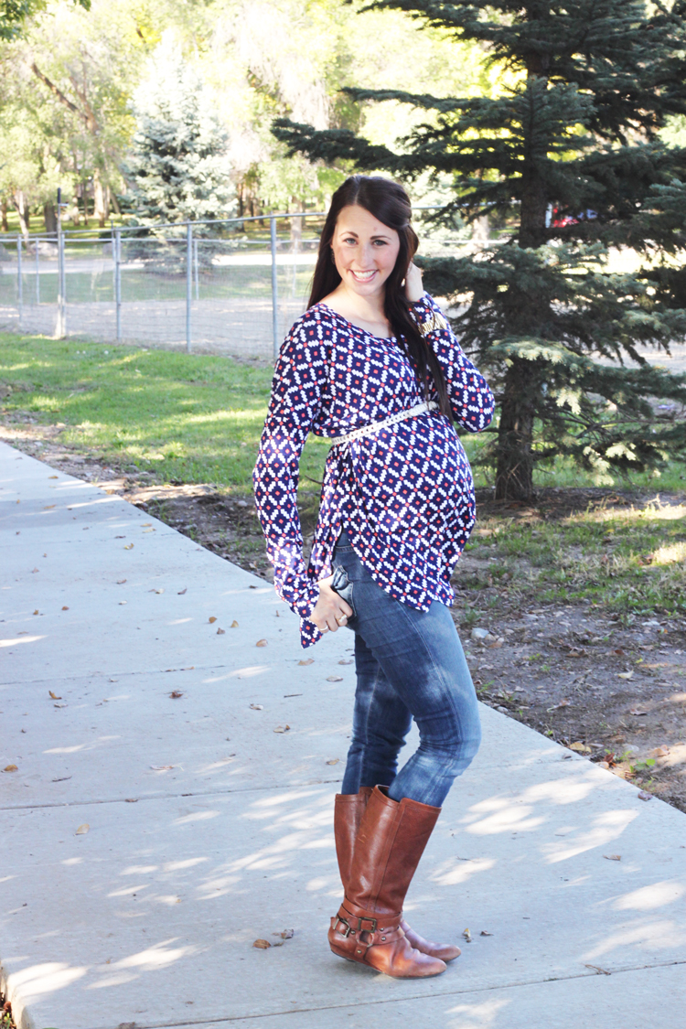 Patterned-Maternity-Top-3